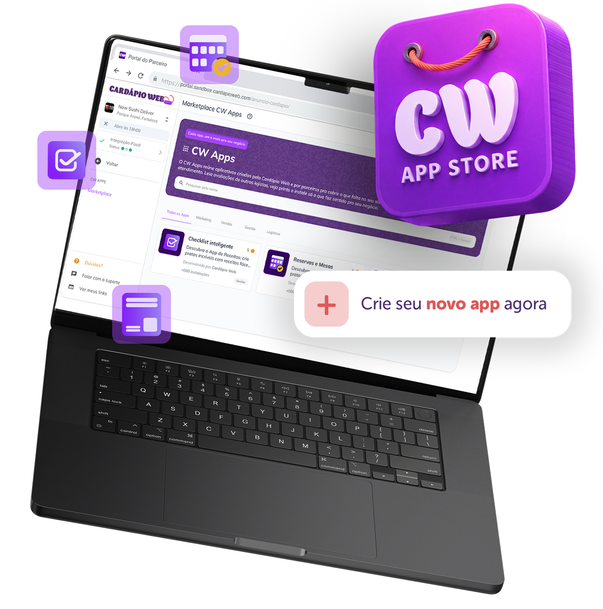 CW App Store — portal do parceiro